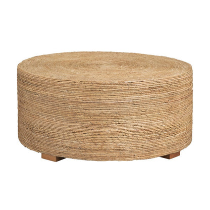 Crestview Collection - Costa Rica Tan Banana Rope Round Coffee Table / Cocktail Table - CVFDR1020 view 1