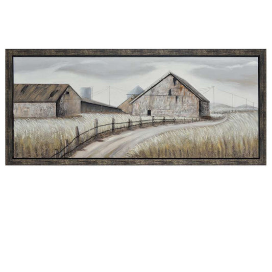 Crestview Collection - Dusty Road Framed Hand Painted Canvas - CVTOP2383 veiw 1