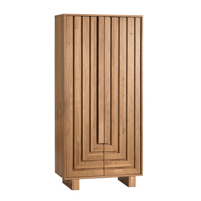 Crestview Collection - Dylan Brown Brown Solid Wood 2 Door Accent Cabinet - CVFVR8415 view 1