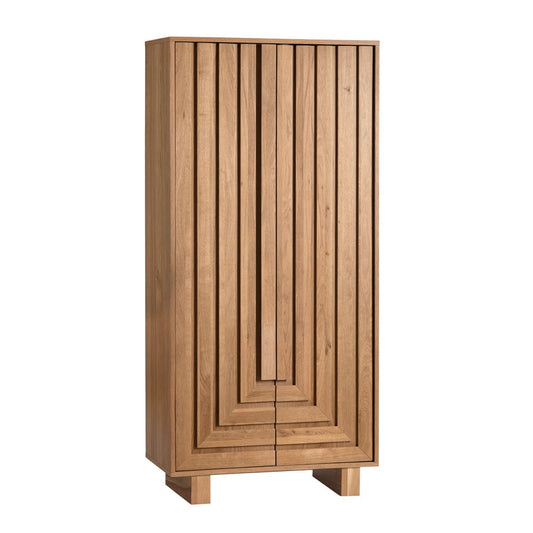 Crestview Collection - Dylan Brown Brown Solid Wood 2 Door Accent Cabinet - CVFVR8415 view 1