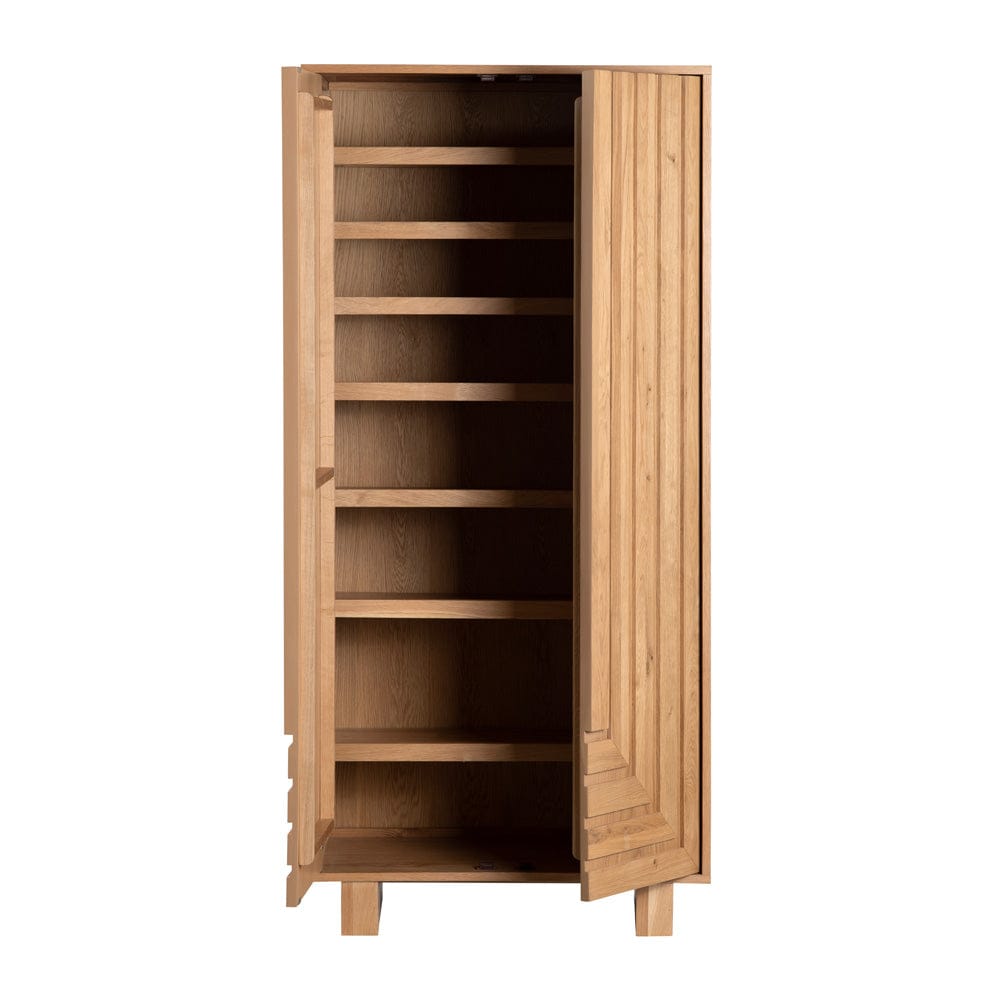 Crestview Collection - Dylan Brown Brown Solid Wood 2 Door Accent Cabinet - CVFVR8415 view 3