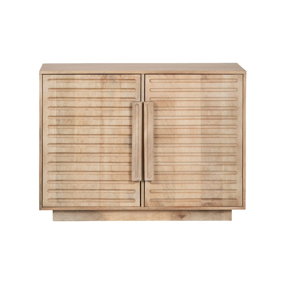 Crestview Collection - Easton Brown Solid Wood 2 Door Accent Cabinet - CVFNR4826 view 2