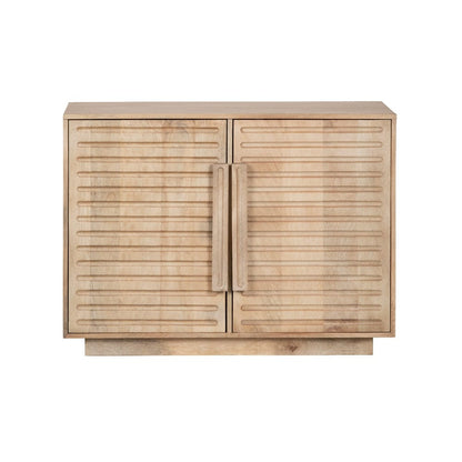 Crestview Collection - Easton Brown Solid Wood 2 Door Accent Cabinet - CVFNR4826 view 2