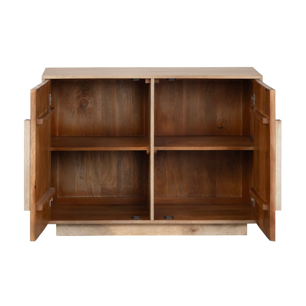 Crestview Collection - Easton Brown Solid Wood 2 Door Accent Cabinet - CVFNR4826 view 3