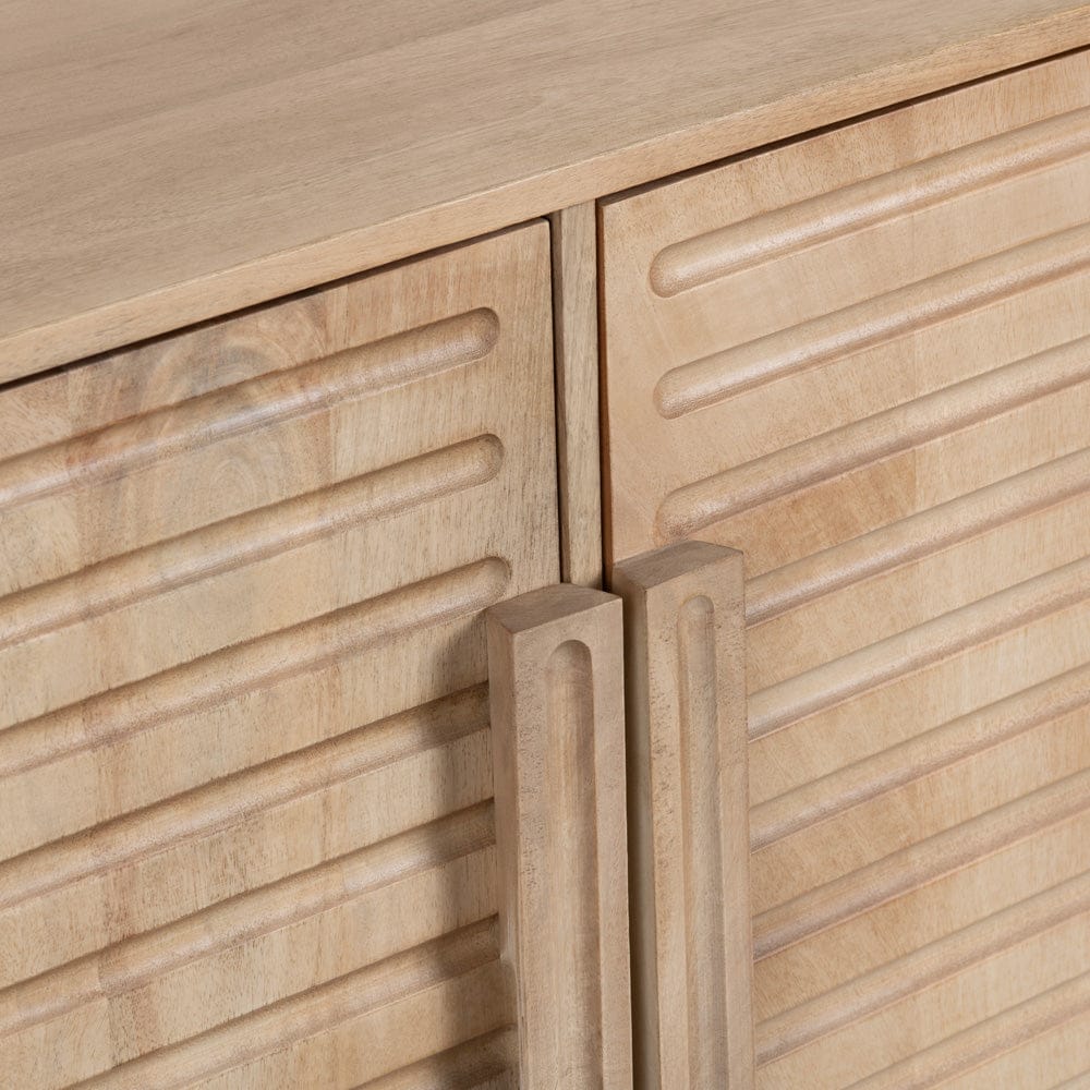 Crestview Collection - Easton Brown Solid Wood 2 Door Accent Cabinet - CVFNR4826 view 5
