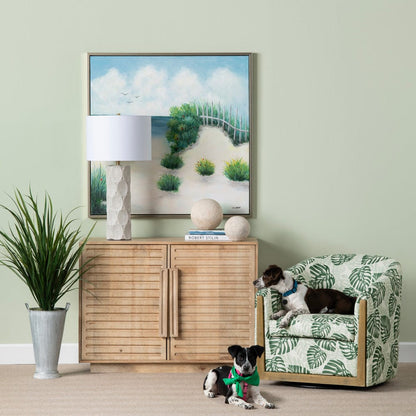 Crestview Collection - Easton Brown Solid Wood 2 Door Accent Cabinet - CVFNR4826 view 6