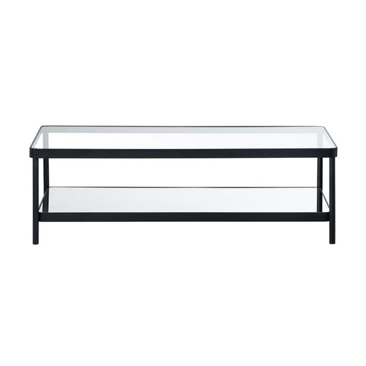 Crestview Collection - Ellison Black Metal Rectangle Coffee Table / Cocktail Table - CVFZR6192 view 2