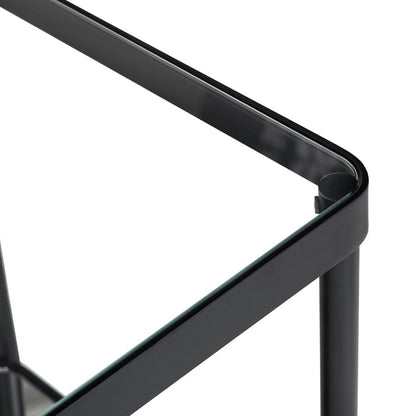 Crestview Collection - Ellison Square Black Metal Accent End Table - CVFZR6193 view 3