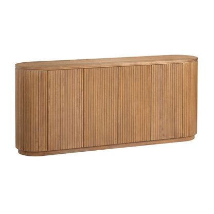 Crestview Collection - Emery 72 in. Brown Solid Wood 4 Door Sideboard Buffet Table - CVFDR1240 view 1