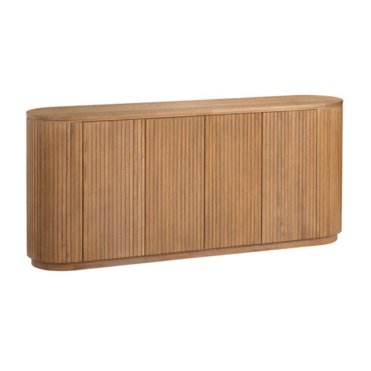 Crestview Collection - Emery 72 in. Brown Solid Wood 4 Door Sideboard Buffet Table - CVFDR1240 view 1