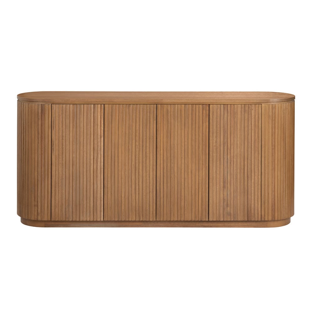 Crestview Collection - Emery 72 in. Brown Solid Wood 4 Door Sideboard Buffet Table - CVFDR1240 view 2