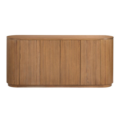 Crestview Collection - Emery 72 in. Brown Solid Wood 4 Door Sideboard Buffet Table - CVFDR1240 view 2