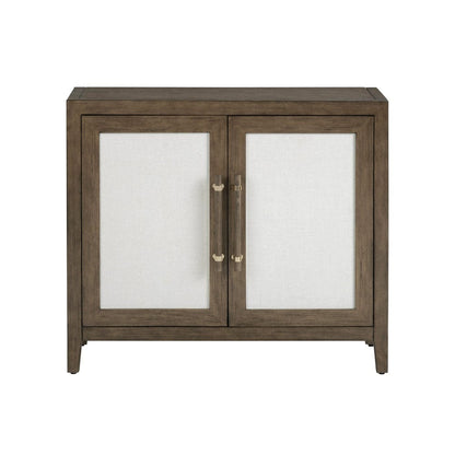 Crestview Collection - Finn 39 in. Brown Solid Wood 2 Door Media Credenza / Sideboard - CVFDR1205 view 2