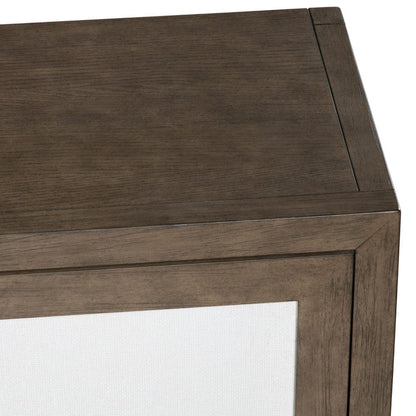 Crestview Collection - Finn 78 in. Brown Solid Wood 4 Door Media Credenza / Sideboard - CVFDR1204 view 4