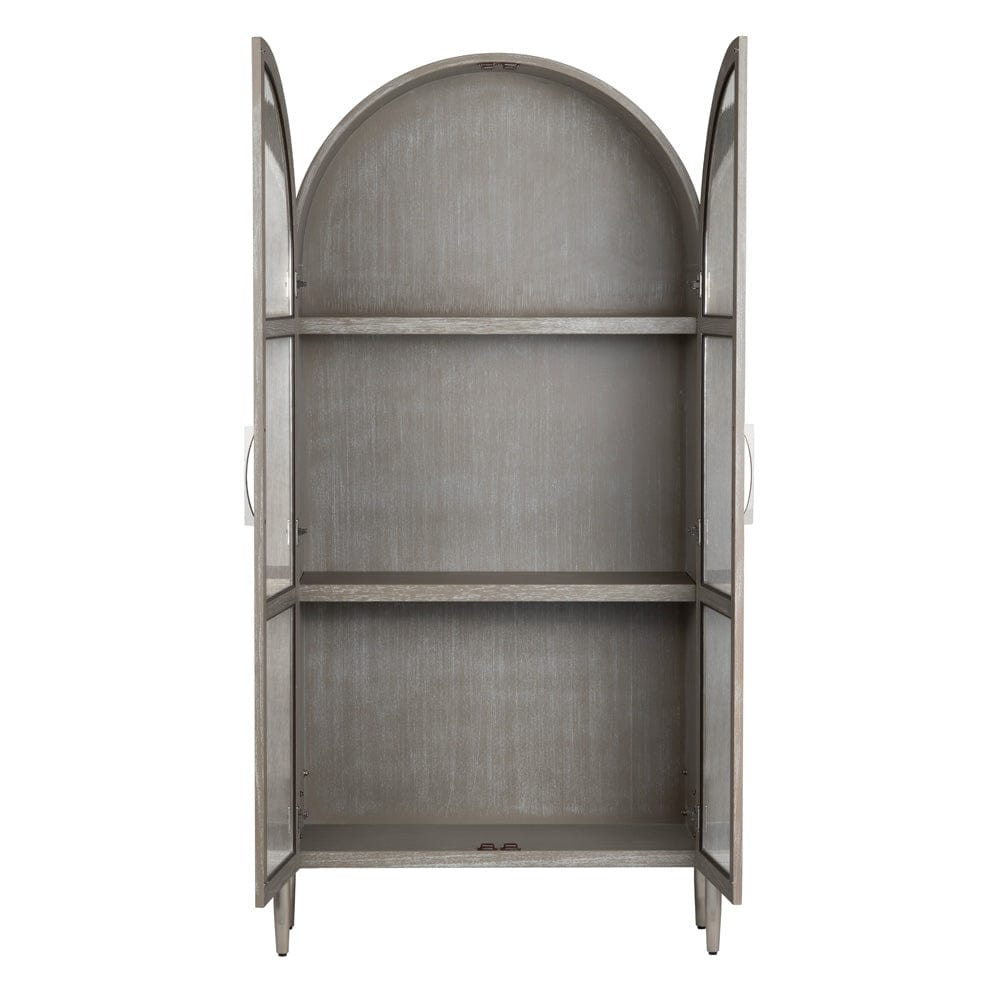 Crestview Collection - Finnley Brown Solid Wood 2 Door Accent Cabinet - CVFDR1157 view 3