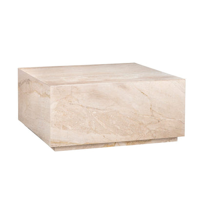 Crestview Collection - Florence Beige Marble Square Coffee Table / Cocktail Table - CVFNR4638 view 1