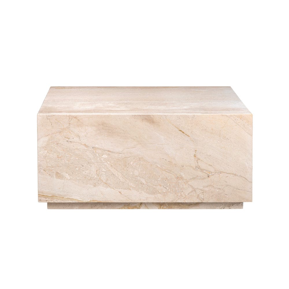 Crestview Collection - Florence Beige Marble Square Coffee Table / Cocktail Table - CVFNR4638 view 2