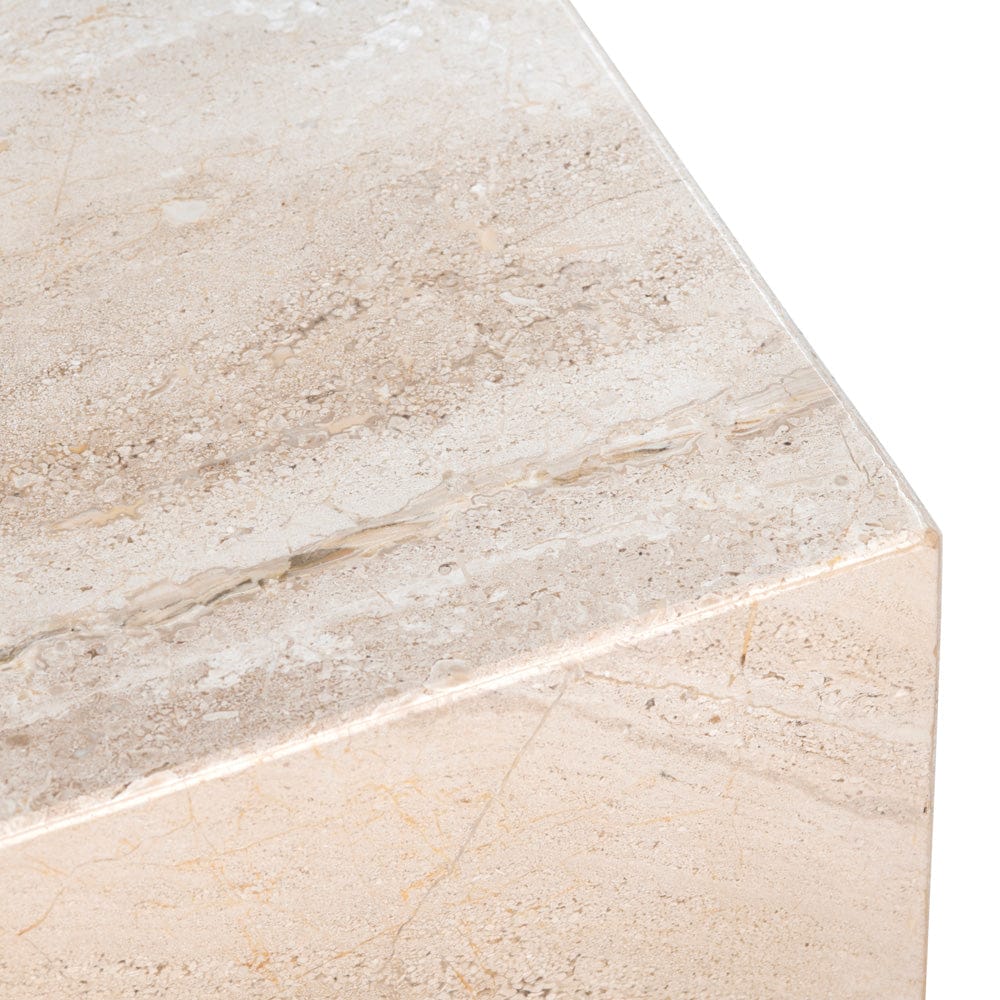 Crestview Collection - Florence Beige Marble Square Coffee Table / Cocktail Table - CVFNR4638 view 3