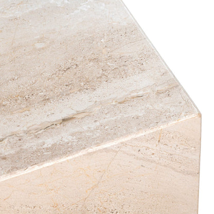 Crestview Collection - Florence Beige Marble Square Coffee Table / Cocktail Table - CVFNR4638 view 3