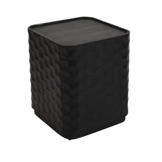 Crestview Collection - Gibson Black Square Black Solid Wood Accent End Table - CVFNR5236 view 1
