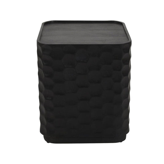 Crestview Collection - Gibson Black Square Black Solid Wood Accent End Table - CVFNR5236 view 2