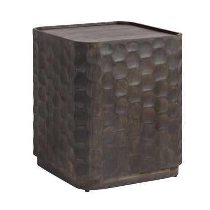 Crestview Collection - Gibson Brown Square Gray Solid Wood Accent End Table - CVFNR5224 view 1