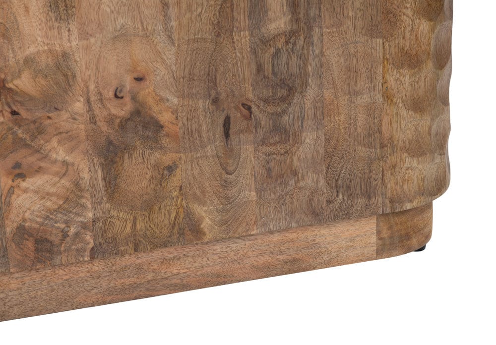 Crestview Collection - Gibson Natural Brown Solid Wood Rectangle Coffee Table / Cocktail Table - CVFNR4815 view 3