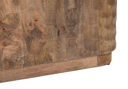Crestview Collection - Gibson Natural Brown Solid Wood Rectangle Coffee Table / Cocktail Table - CVFNR4815 view 3
