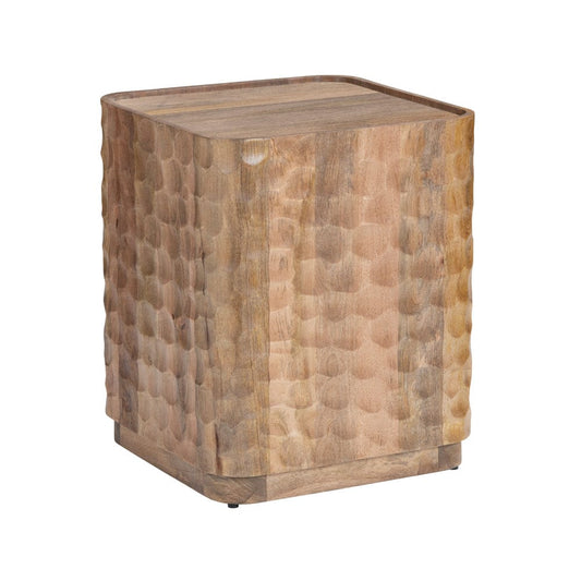 Crestview Collection - Gibson Natural Square Brown Solid Wood Accent End Table - CVFNR4816 view 1