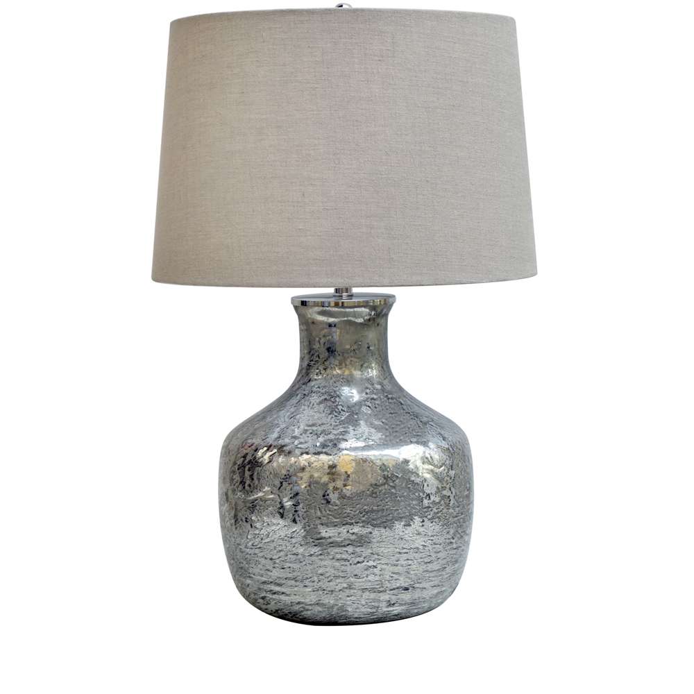 Crestview Collection - Glass Table Lamp in Silver - CVIDZA011 veiw 1