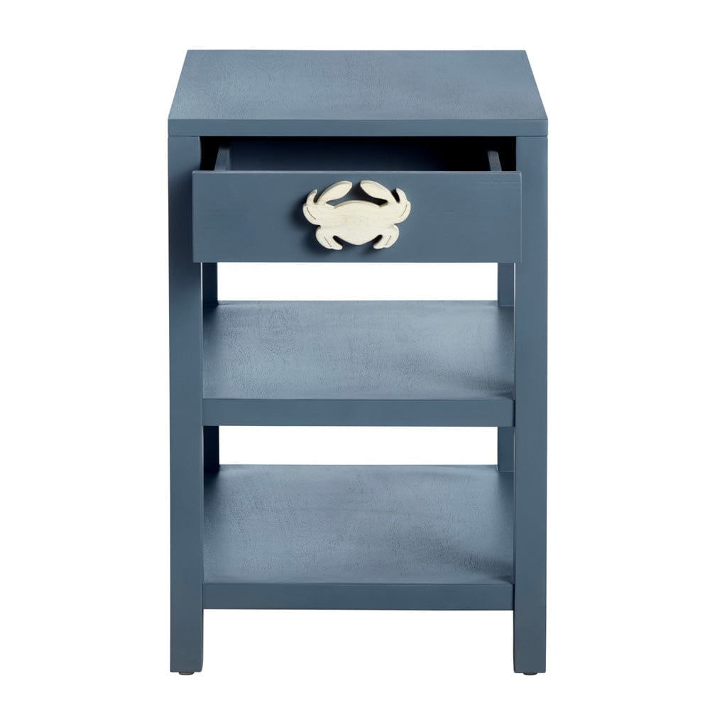 Crestview Collection - Grand Bay Rectangle Blue Wooden Accent End Table - CVFVR8412 view 3
