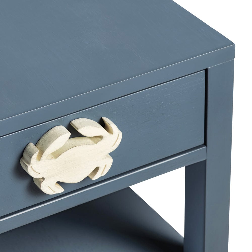 Crestview Collection - Grand Bay Rectangle Blue Wooden Accent End Table - CVFVR8412 view 4