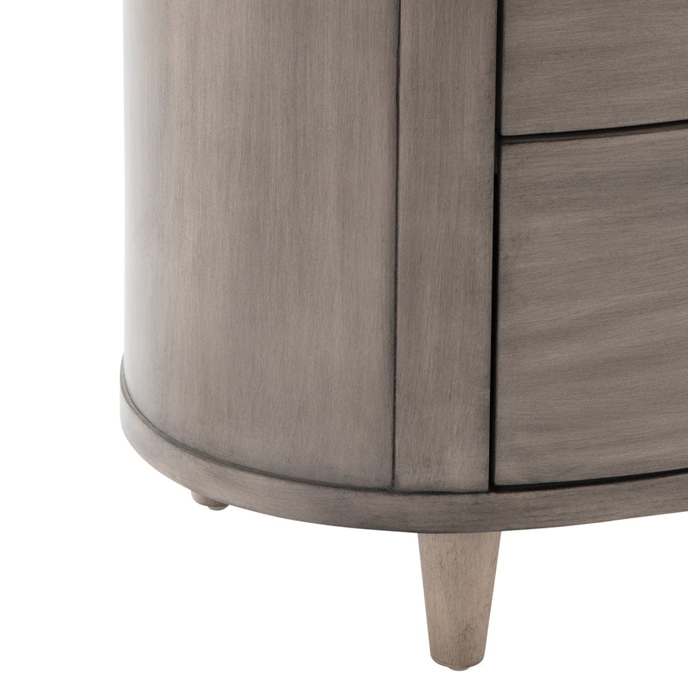 Crestview Collection - Gray Solid Wood 3 Drawer Accent Chest - CVFVR8152 view 4