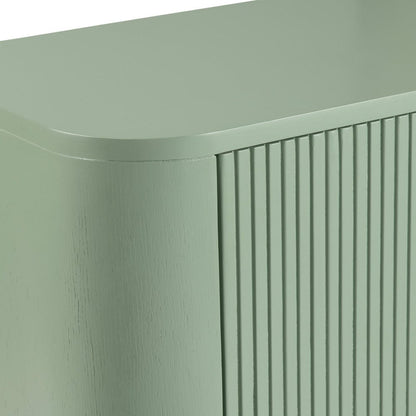 Crestview Collection - Green Solid Wood 2 Door Accent Cabinet - CVFDR1173 view 4