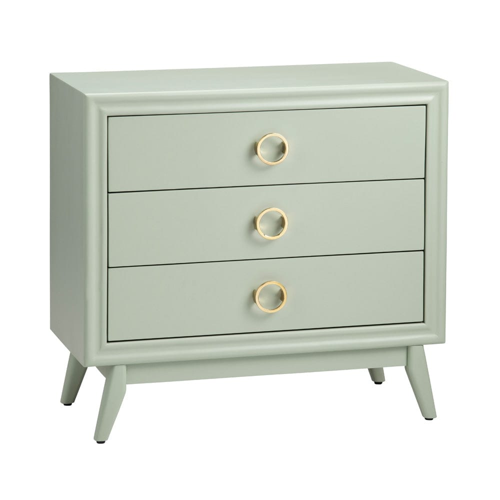 Crestview Collection - Green Solid Wood 3 Drawer Accent Chest - CVFVR8438 view 1