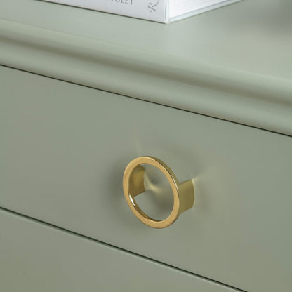 Crestview Collection - Green Solid Wood 3 Drawer Accent Chest - CVFVR8438 view 4