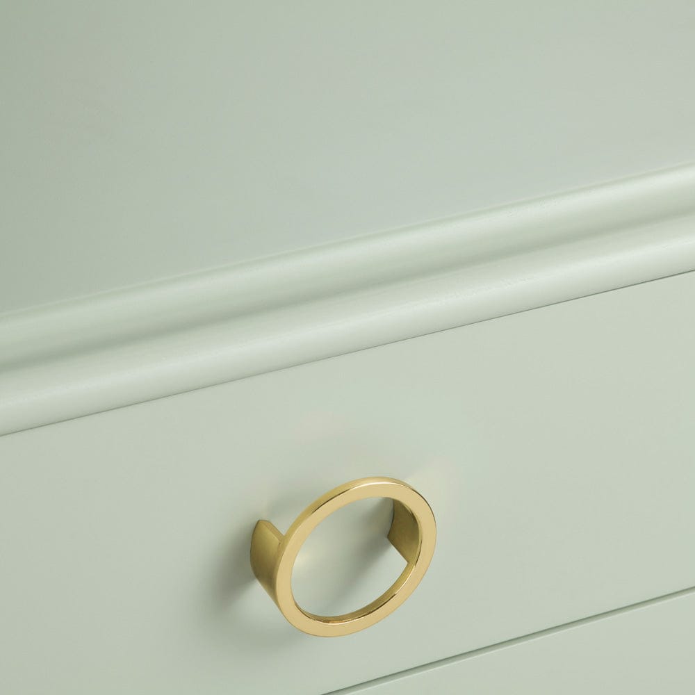 Crestview Collection - Green Solid Wood 3 Drawer Accent Chest - CVFVR8438 view 5