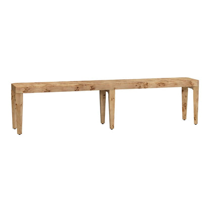 Crestview Collection - Greysen 75 in. Brown Accent Bench with Brown Wooden Frame - CVFDR1325 view 1