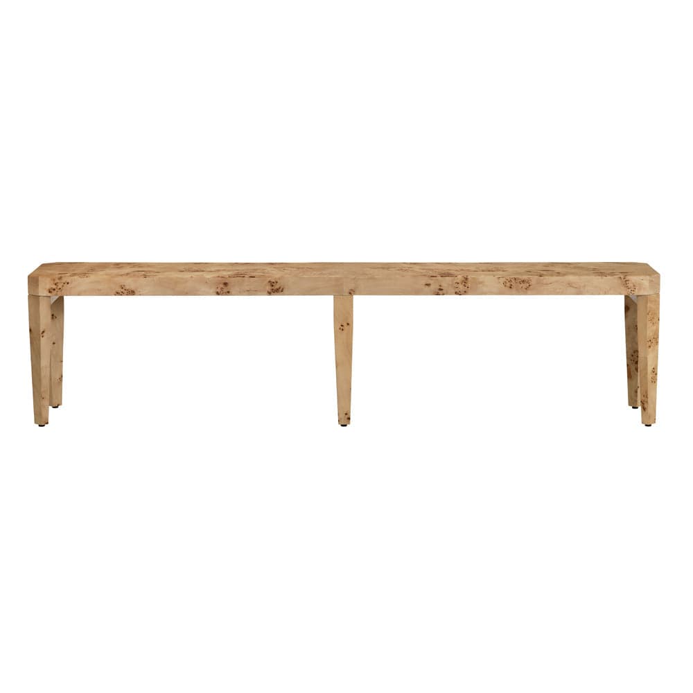 Crestview Collection - Greysen 75 in. Brown Accent Bench with Brown Wooden Frame - CVFDR1325 view 2