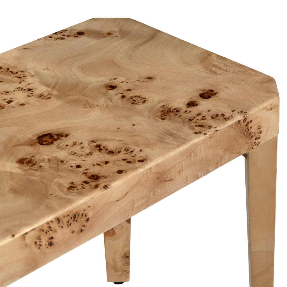 Crestview Collection - Greysen 75 in. Brown Accent Bench with Brown Wooden Frame - CVFDR1325 view 3