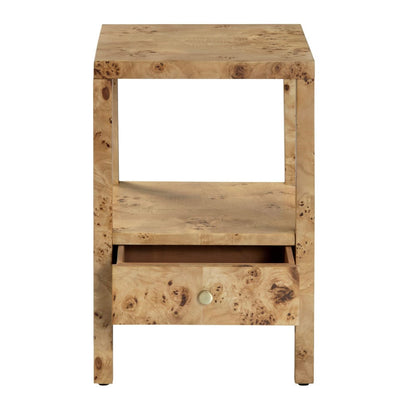 Crestview Collection - Greysen Square Brown Solid Wood Accent End Table - CVFDR1326 view 3