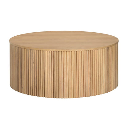 Crestview Collection - Henley Brown Solid Wood Round Coffee Table / Cocktail Table - CVFNR4850 view 1