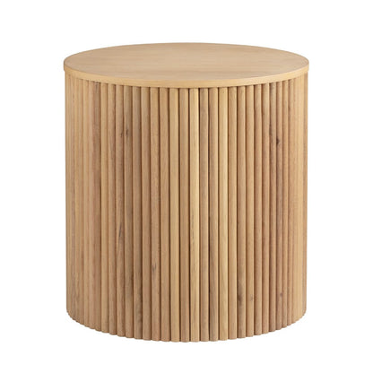 Crestview Collection - Henley Round Brown Accent End Table - CVFNR4851 view 1