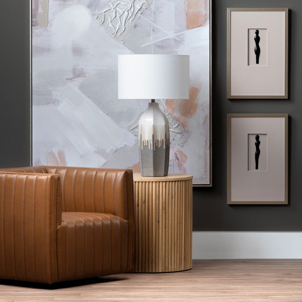 Crestview Collection - Henley Round Brown Accent End Table - CVFNR4851 view 3
