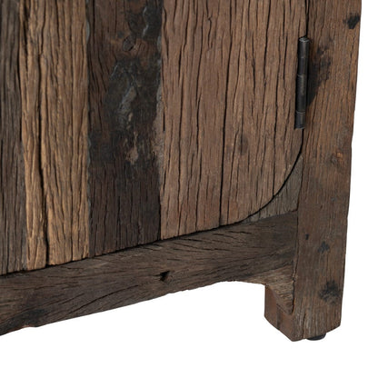 Crestview Collection - Hickory Ridge 84 in. Brown Solid Wood 4 Door Media Credenza / Sideboard - CVFNR4589 view 4
