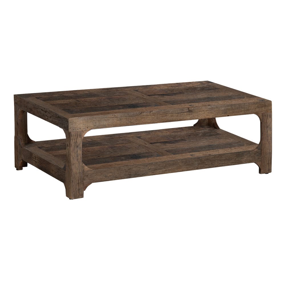 Crestview Collection - Hickory Ridge Brown Wooden Rectangle Coffee Table / Cocktail Table - CVFNR4586 view 1