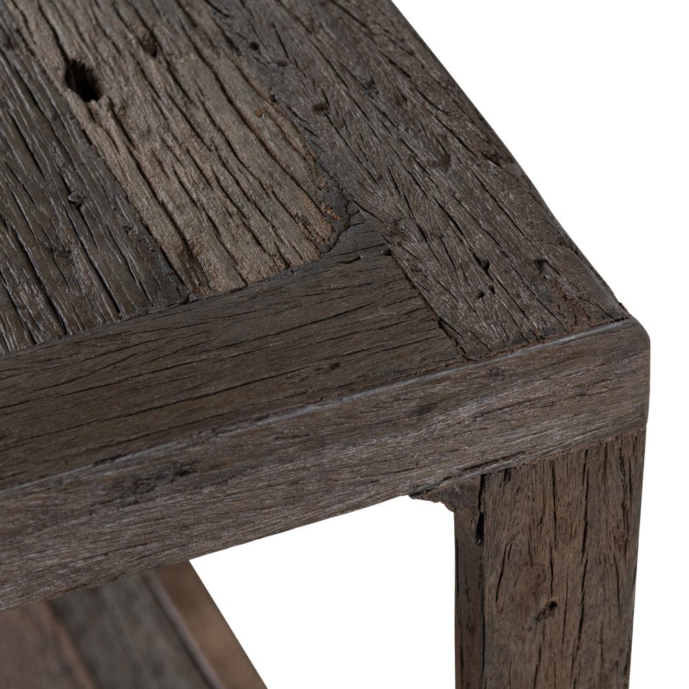 Crestview Collection - Hickory Ridge Square Brown Solid Wood Accent End Table - CVFNR4587 view 3