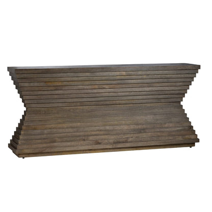 Crestview Collection - Highland Park 80 in. Brown Solid Wood Accent Console Sofa Table - CVFNR4415 view 1