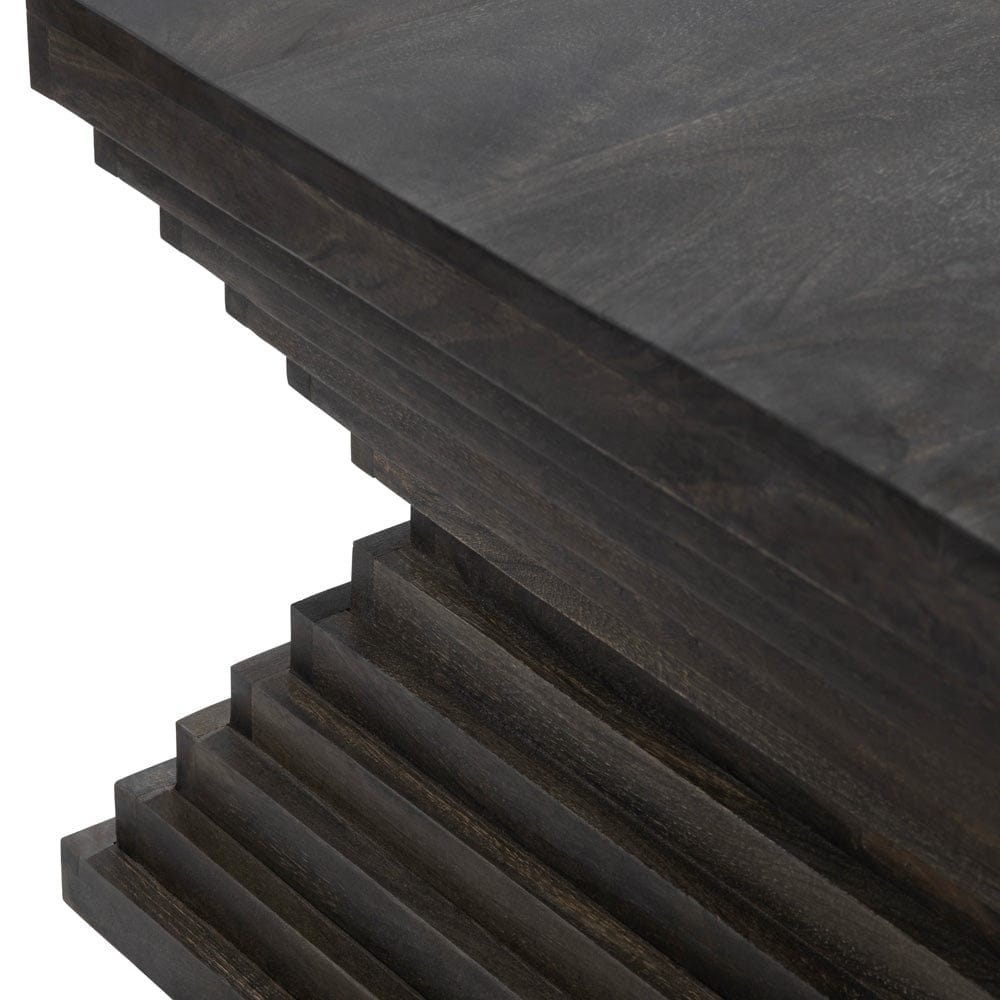 Crestview Collection - Highland Park Rich Brown Solid Wood Rectangle Coffee Table / Cocktail Table - CVFNR4614 view 3