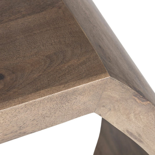 Crestview Collection - Infinity Rectangle Brown Solid Wood Accent End Table - CVFNR4274 view 2